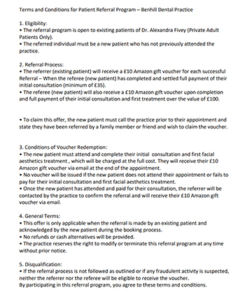 Patient Referral Program